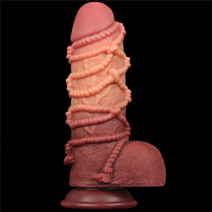 Dildo Dupla Camada Tamanho King Nature 24.5 cm