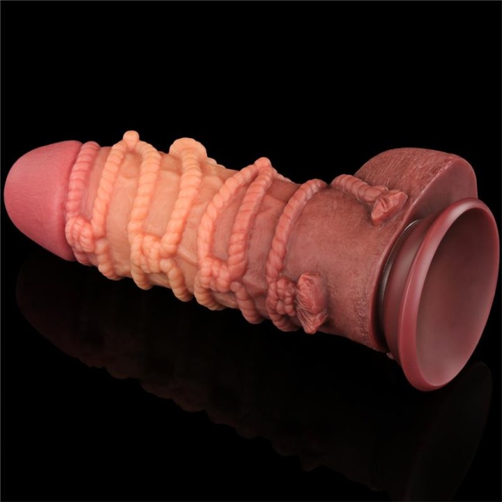 Dildo Dupla Camada Tamanho King Nature 24.5 cm