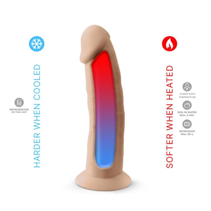 Dildo Dupla Densidade Mod. 2 - 7.5 Natural