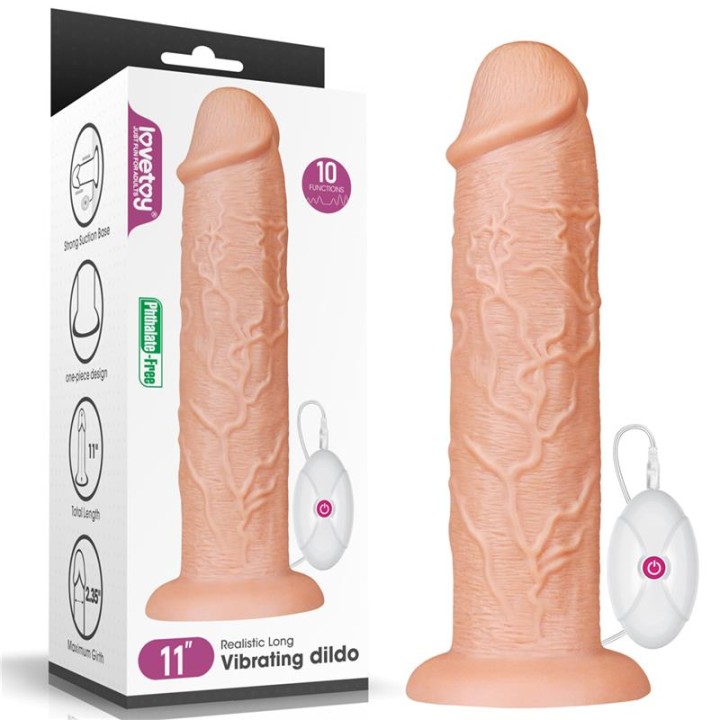 Dildo King 11 com Vibração Natural