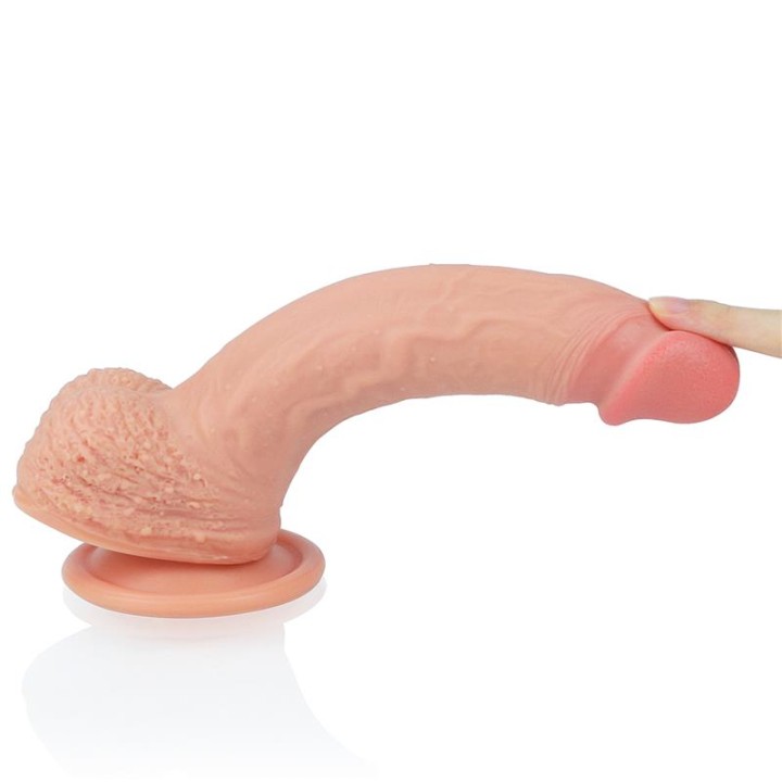 Dildo Nature 8.5 Silicone Líquido Natural