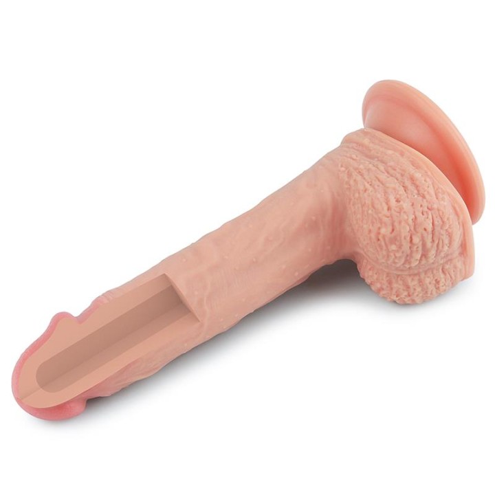 Dildo Nature 8.5 Silicone Líquido Natural