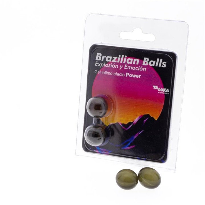 TALOKA - 2 BRAZILIAN BALLS POWER EFFECT EXCITING GEL