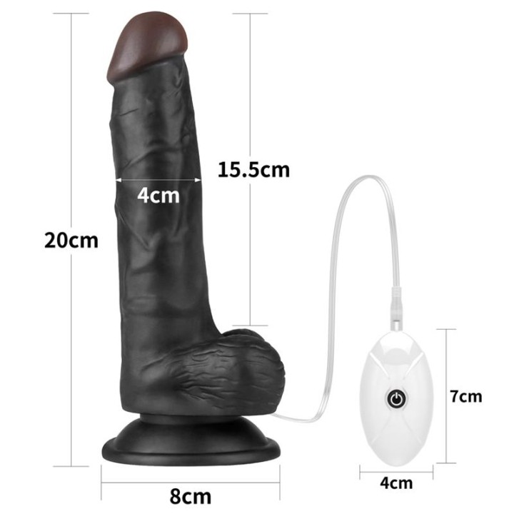 Arnés Ajustável com Dildo 10 Funções 7.5"