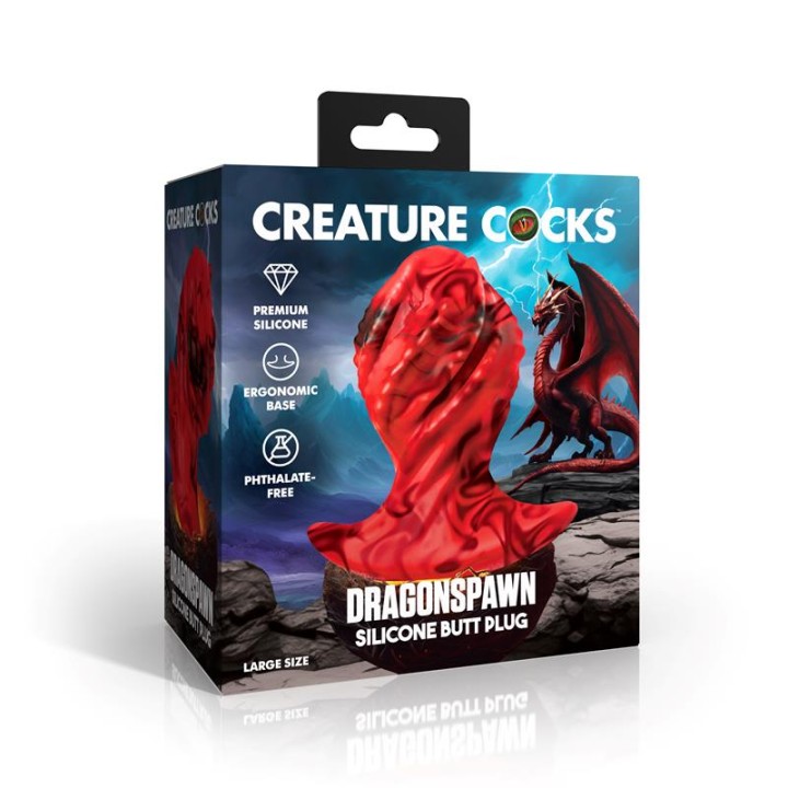 Dragonspawn Plug Anal Silicone Tamanho L