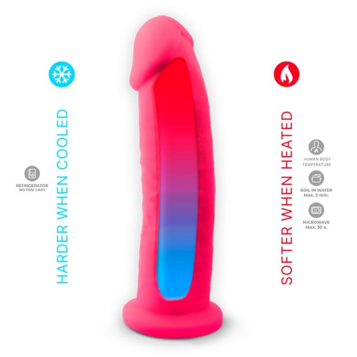 Dildo Dupla Densidade Mod. 2 - 9 Rosa