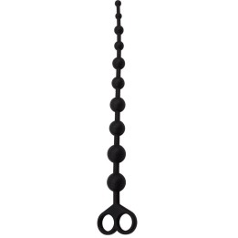 Cadeia Anal 30.8 x 2.4 cm Silicone Preto
