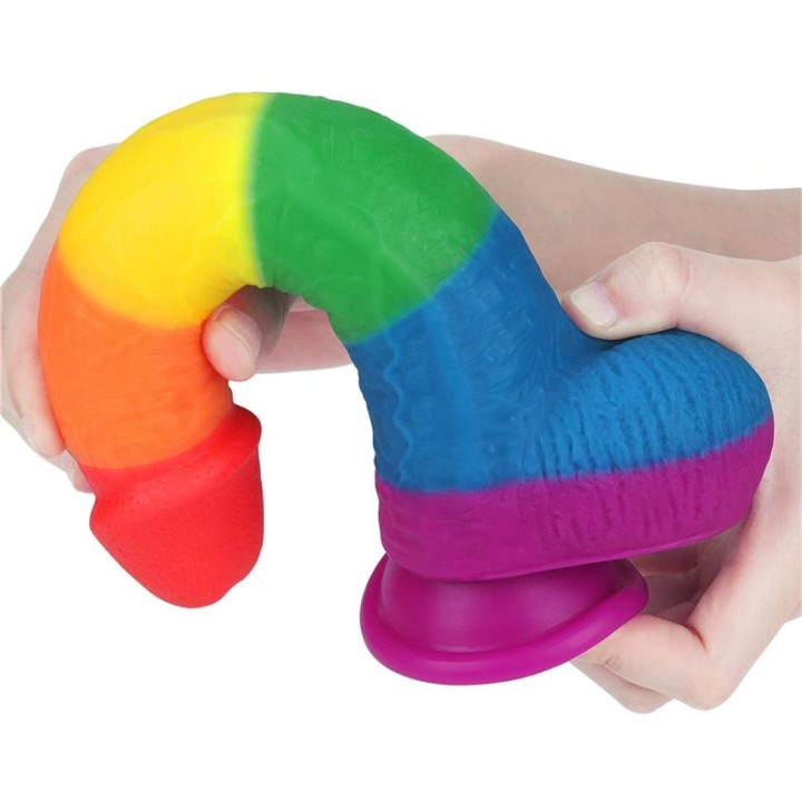 Dildo Prider 9 Silicone Líquido LGBT