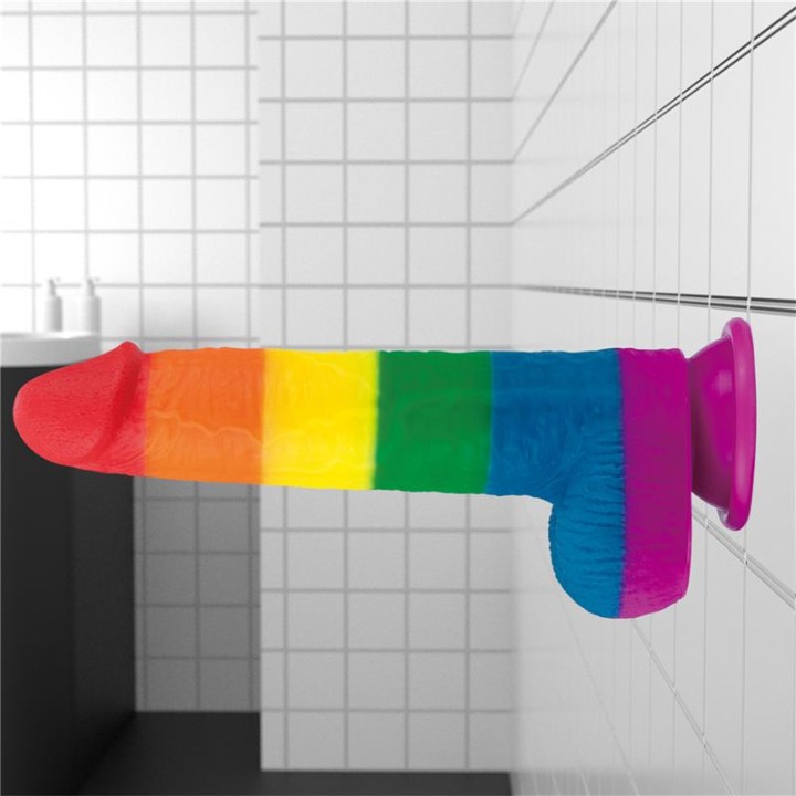 Dildo Prider 9 Silicone Líquido LGBT