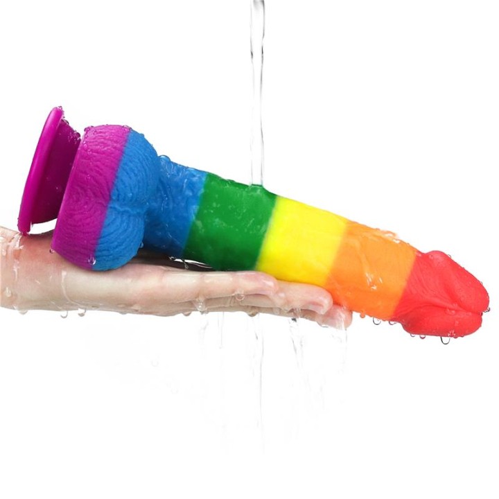 Dildo Prider 9 Silicone Líquido LGBT