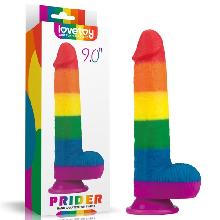 Dildo Prider 9 Silicone Líquido LGBT