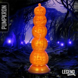 Pumpkron Dildo de Silicone Líquido com Abóboras 19,7 cm
