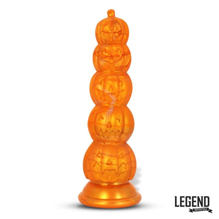 Pumpkron Dildo de Silicone Líquido com Abóboras 19,7 cm