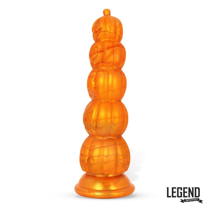Pumpkron Dildo de Silicone Líquido com Abóboras 19,7 cm