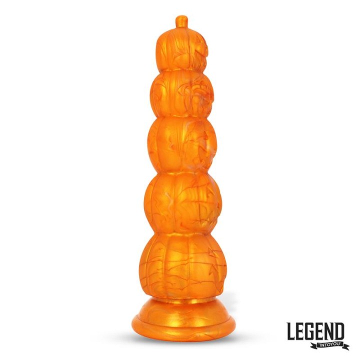 Pumpkron Dildo de Silicone Líquido com Abóboras 19,7 cm