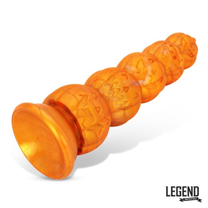 Pumpkron Dildo de Silicone Líquido com Abóboras 19,7 cm