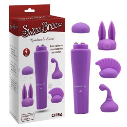Estimulador com 4 Cabeças Sweet Púrpura