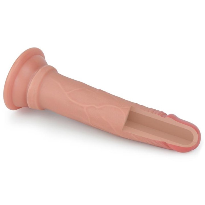 Dildo Nature 7 Silicone Líquido Natural