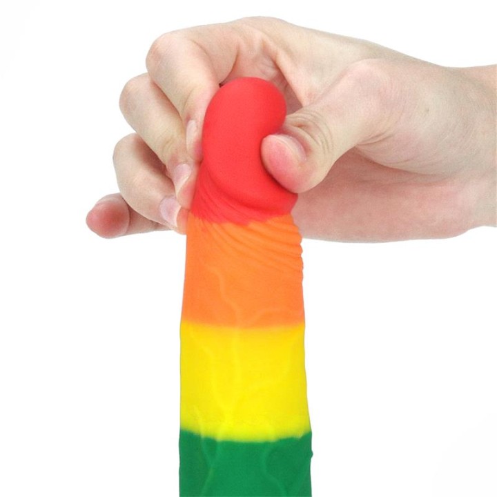 Dildo Prider 7 Silicone Líquido LGBT