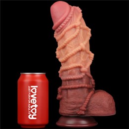 Dildo Dupla Camada Tamanho King Nature 27 cm