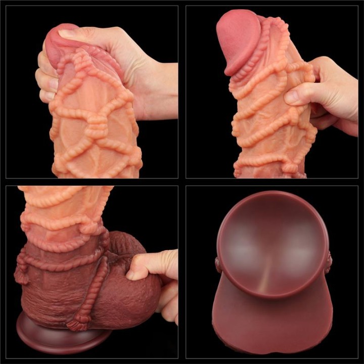Dildo Dupla Camada Tamanho King Nature 27 cm