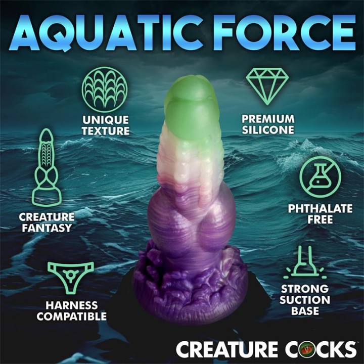 Dildo Aqua Phoenix de Silicone
