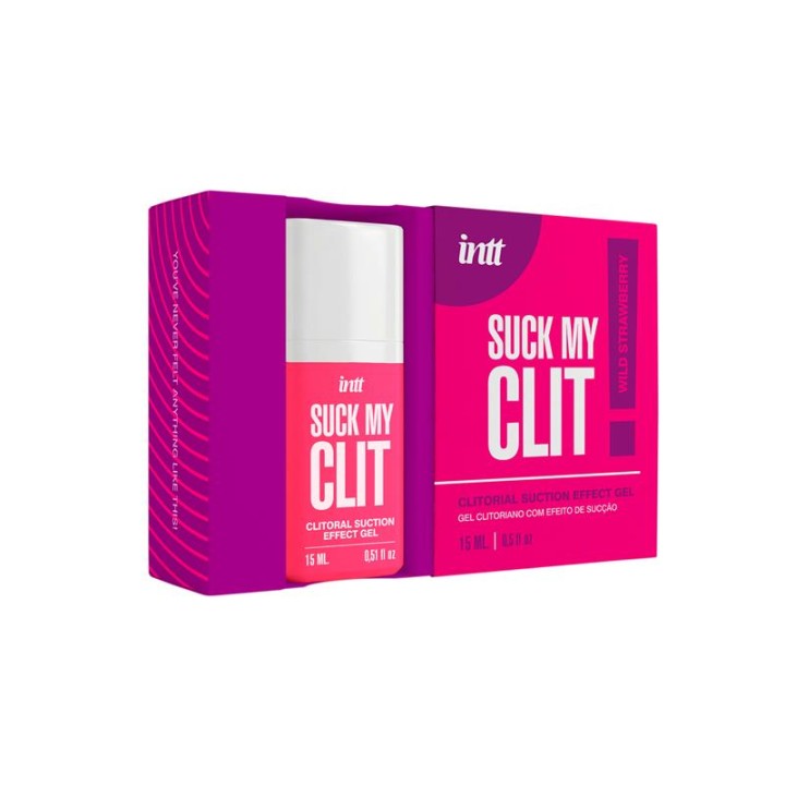 INTT - SUCK MY CLIT SUCTION EFFECT GEL WILD STRAWBERRY 15 ML