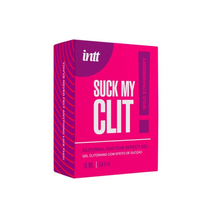 INTT - SUCK MY CLIT SUCTION EFFECT GEL WILD STRAWBERRY 15 ML