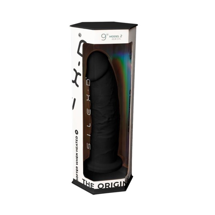 Dildo Dupla Densidade Mod. 2 - 9 Negro