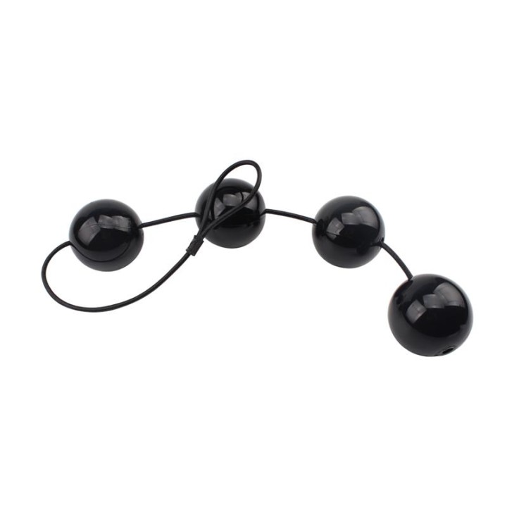 Bolas Vaginais e Anais 65 x 6 cm Preto