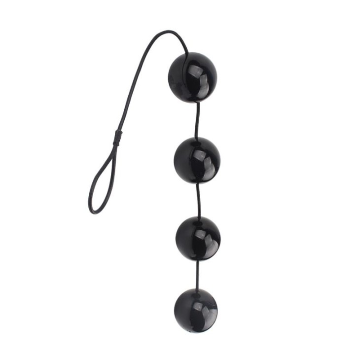 Bolas Vaginais e Anais 65 x 6 cm Preto