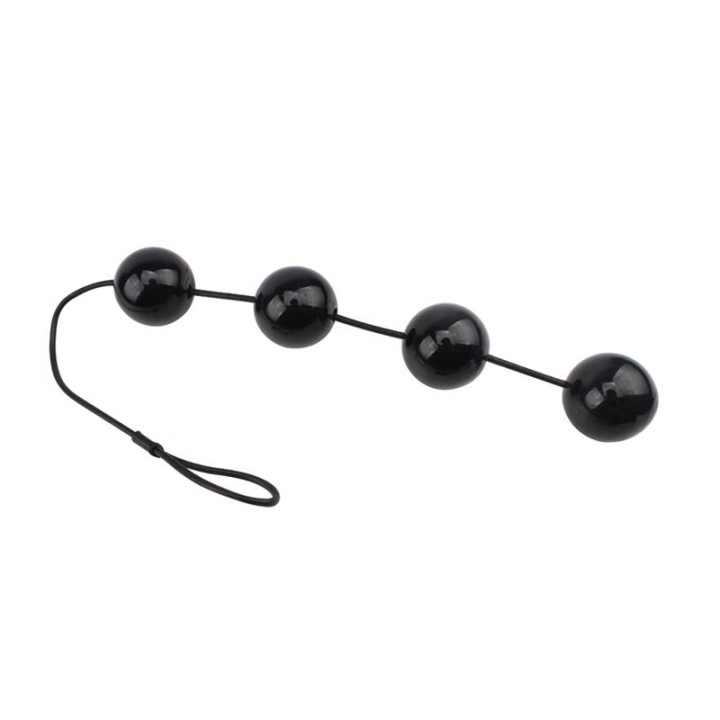 Bolas Vaginais e Anais 65 x 6 cm Preto