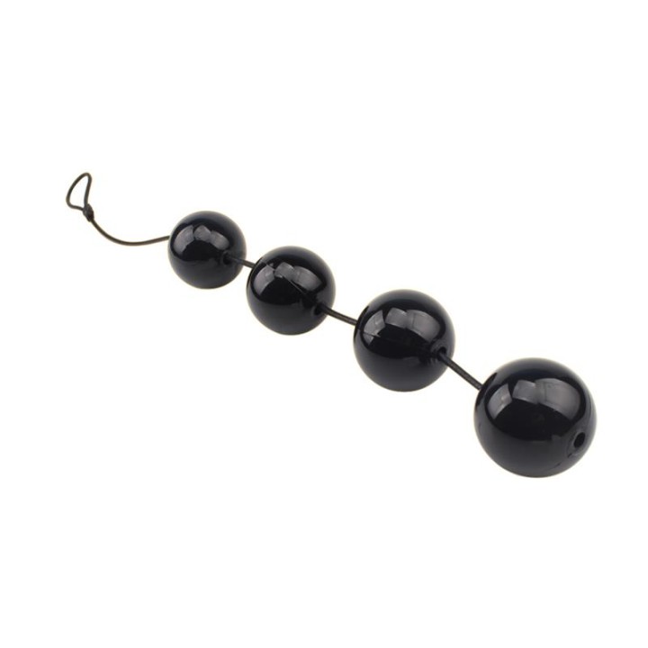 Bolas Vaginais e Anais 65 x 6 cm Preto
