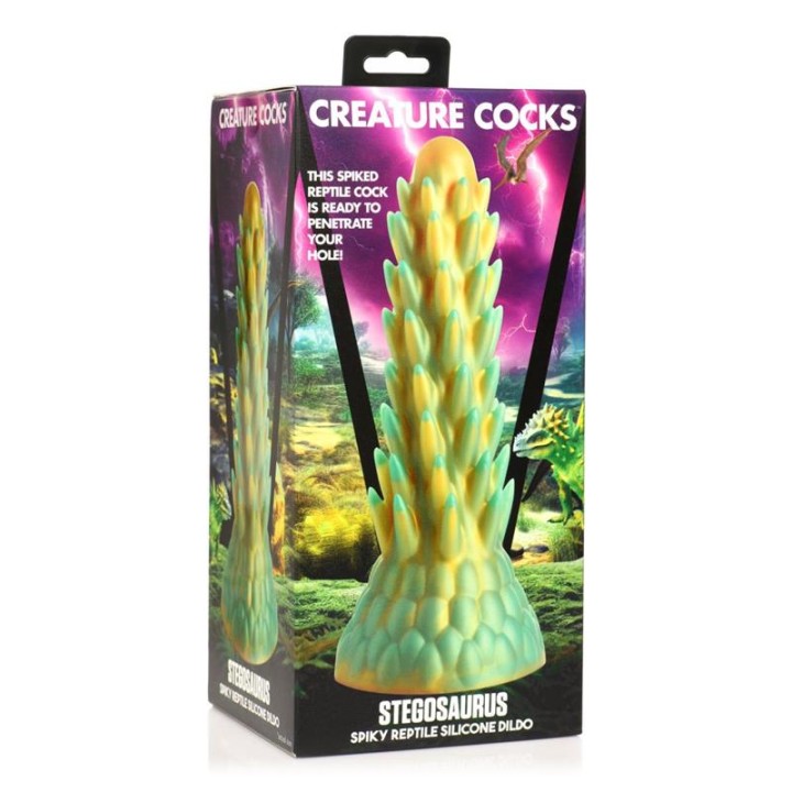 Dildo Estegossauro Dragão Espinhoso Réptil