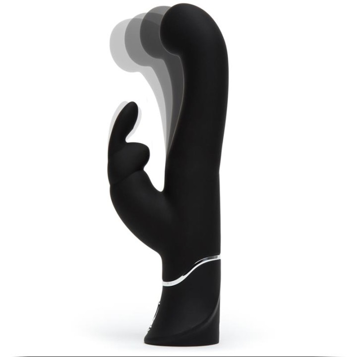 Vibrador G-Spot Stroker Coelho Preto