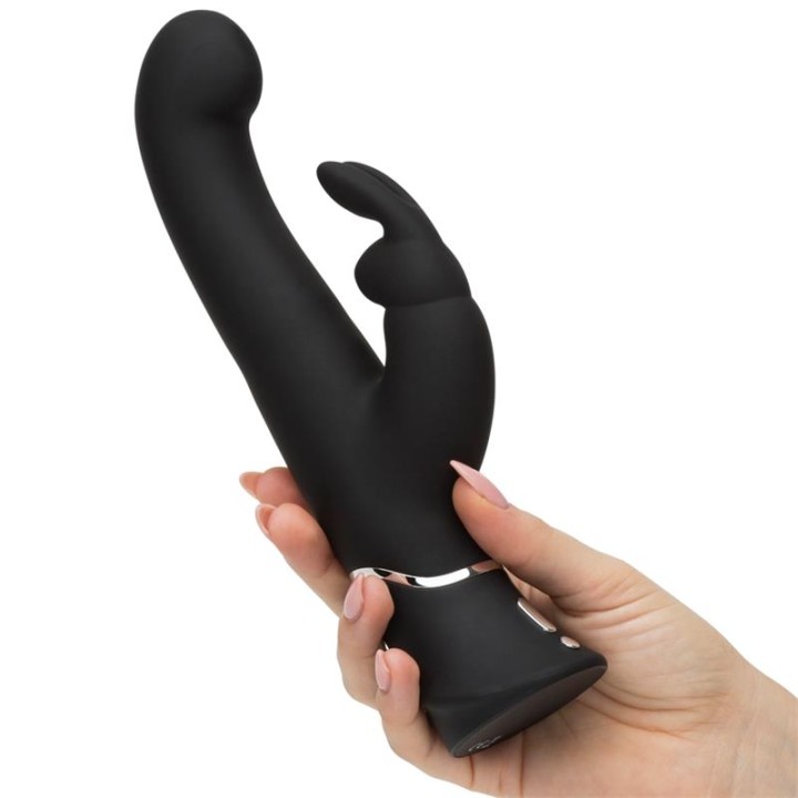 Vibrador G-Spot Stroker Coelho Preto