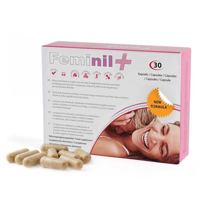 500 COSMETICS - FEMINIL+ FEMALE SEXUAL LIBIDO ENHANCEMENT - 30 CAPSULES