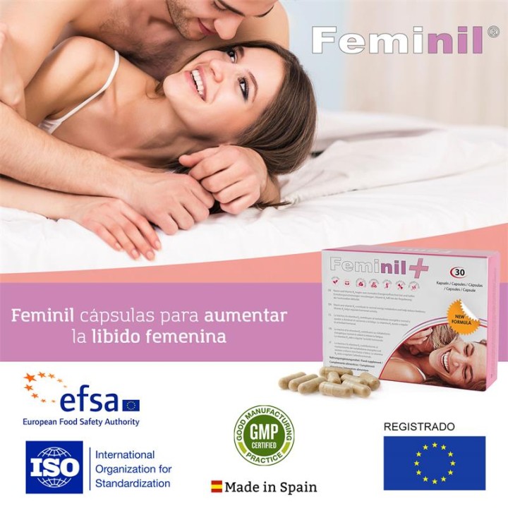 500 COSMETICS - FEMINIL+ FEMALE SEXUAL LIBIDO ENHANCEMENT - 30 CAPSULES