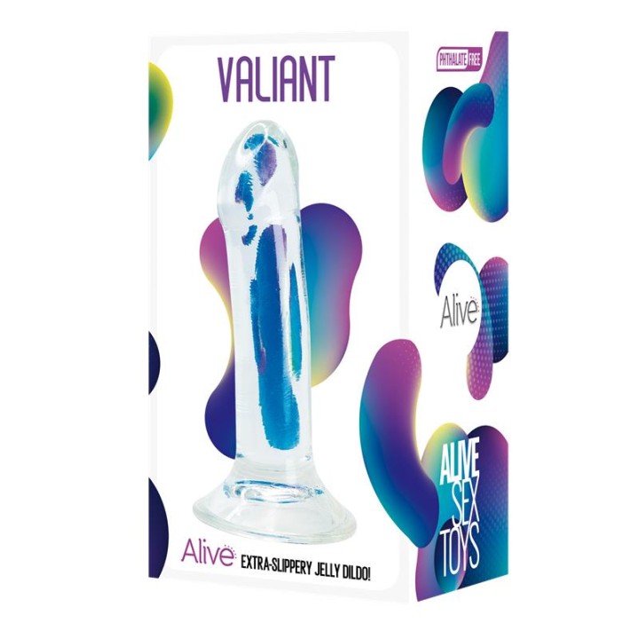 Dildo Valiant Jelly 16 cm Transparente