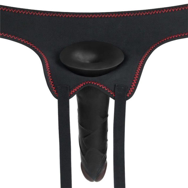 Arnés Ajustável com Dildo 10 Vibrações 7.5"