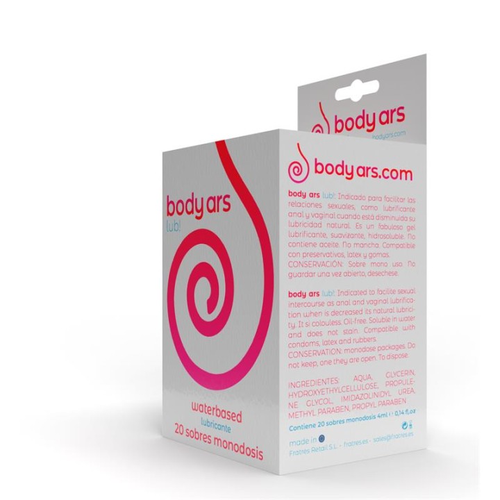 Monodoses Gel Lubrificante Base Água Natural 20 x 4 ml
