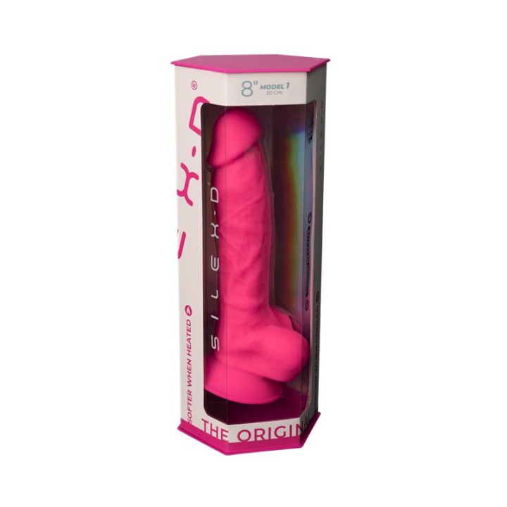 Dildo Dupla Densidade Modelo 1 (8) Rosa