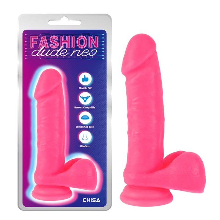 Dildo de Dupla Densidade Rosa 7.6