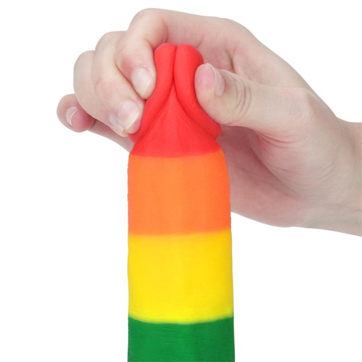 Dildo Prider 7.5 Silicone Líquido LGBT
