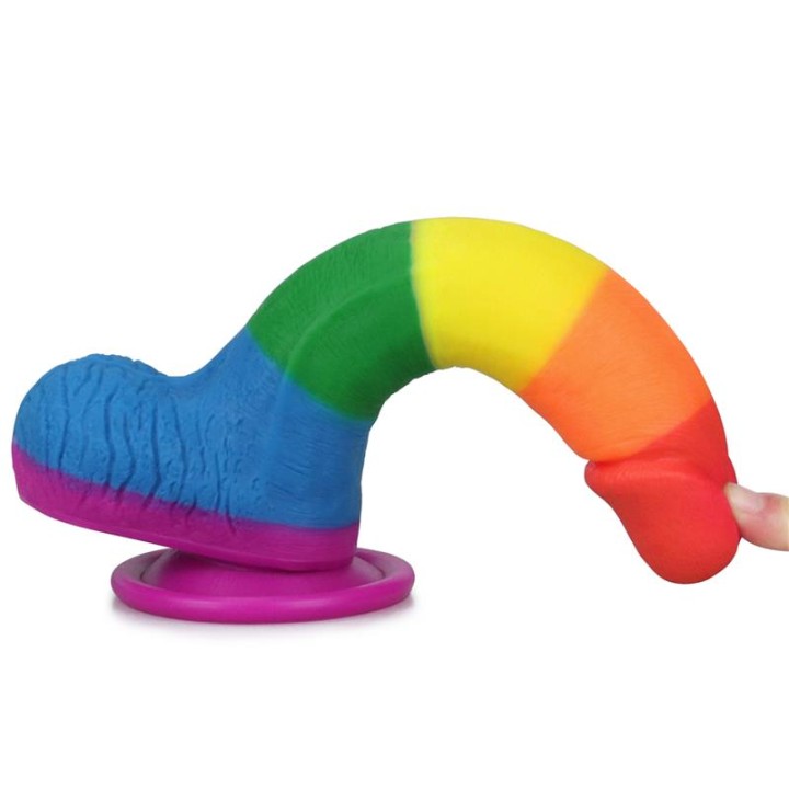 Dildo Prider 7.5 Silicone Líquido LGBT