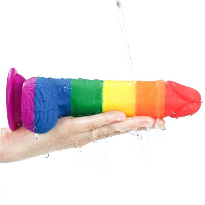 Dildo Prider 7.5 Silicone Líquido LGBT