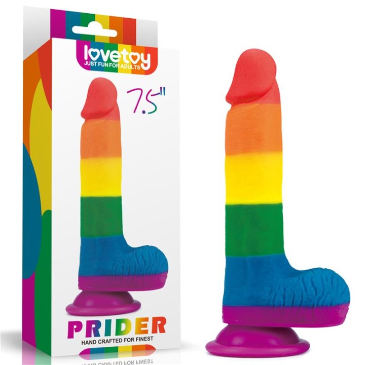 Dildo Prider 7.5 Silicone Líquido LGBT