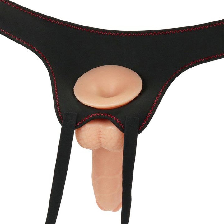 Arnés com Dildo Vibratório e Controlo Remoto 8.5