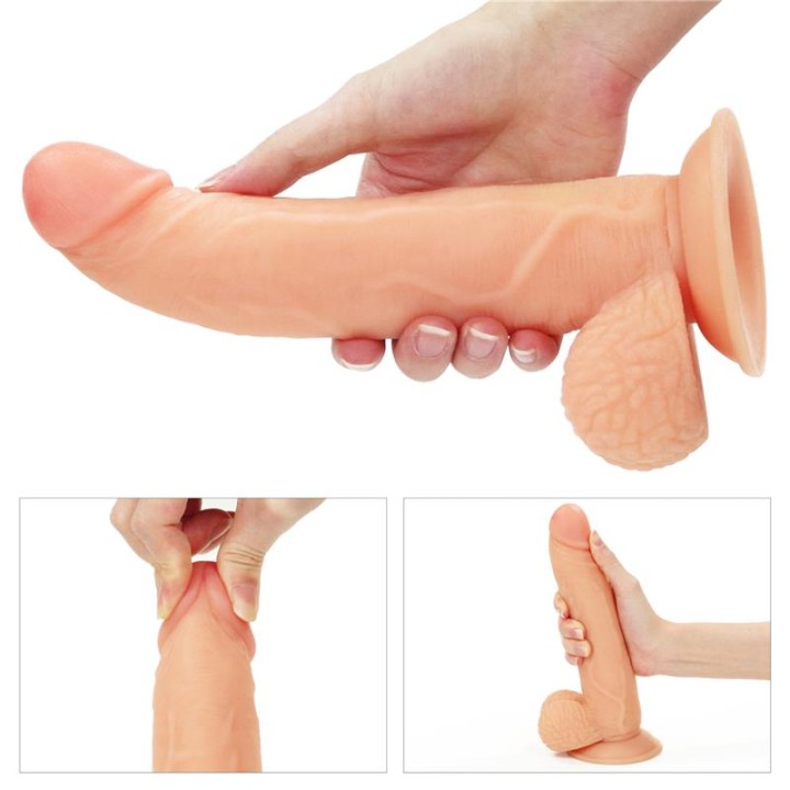 Arnés com Dildo Vibratório e Controlo Remoto 8.5