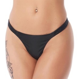 Tanga em Pele Elástica